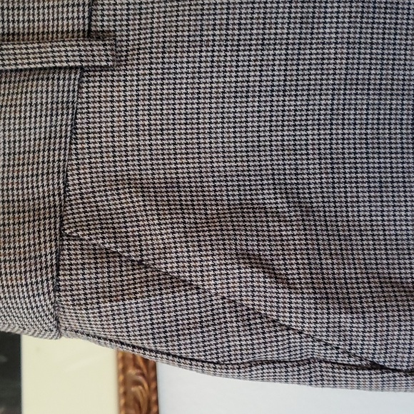Talbots, wool blend houndstooth trousers - Picture 3 of 8